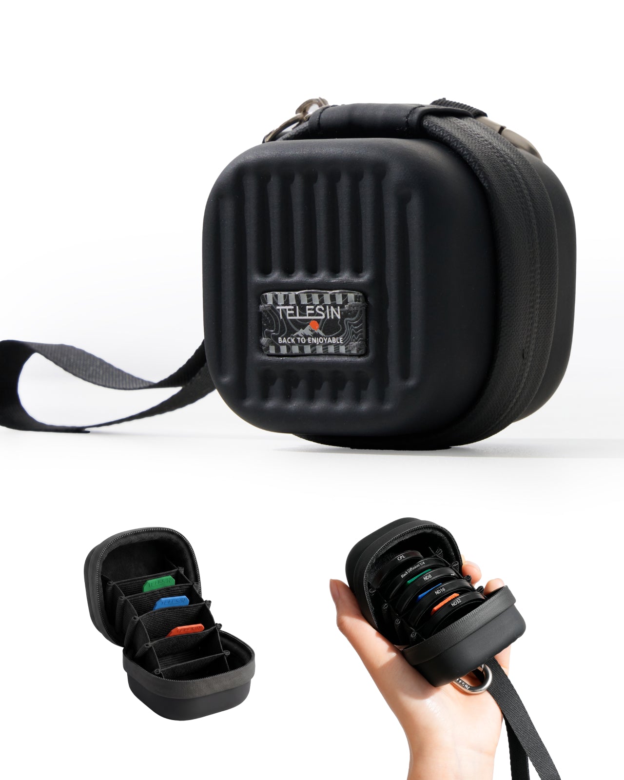 Lens Filter Case for Action Camera(Black)