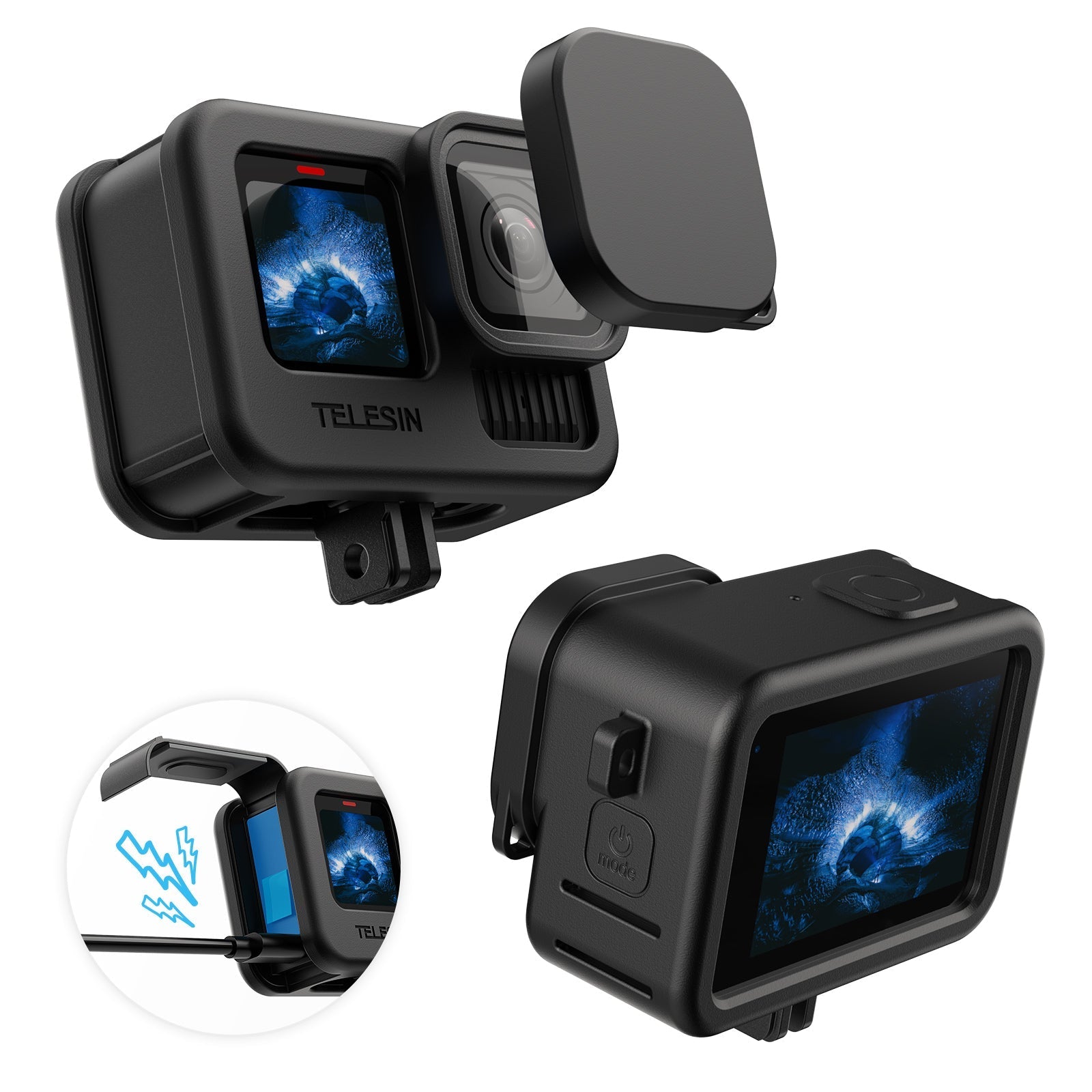 Telesin Silicone Protective case For Hero 9-13