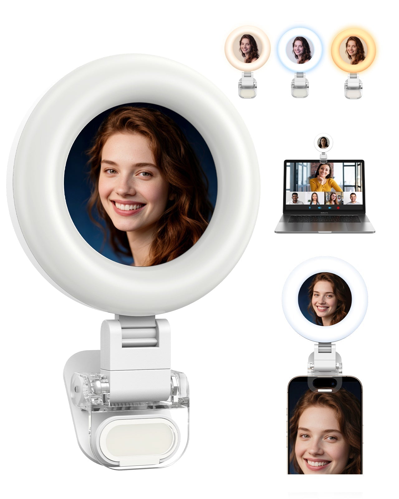 TELESIN Mobile phone beauty fill light