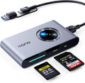 llano CFexpress Type A/SD 4.0 Card Reader, USB 3.2 Gen 2 (10Gbps) High-Speed CF express Card Reader, 2-in-1 UHS-II Memory Card Reader, USB C Smart Card Adapter for Windows, Linux, MAC OS and Chrome OS