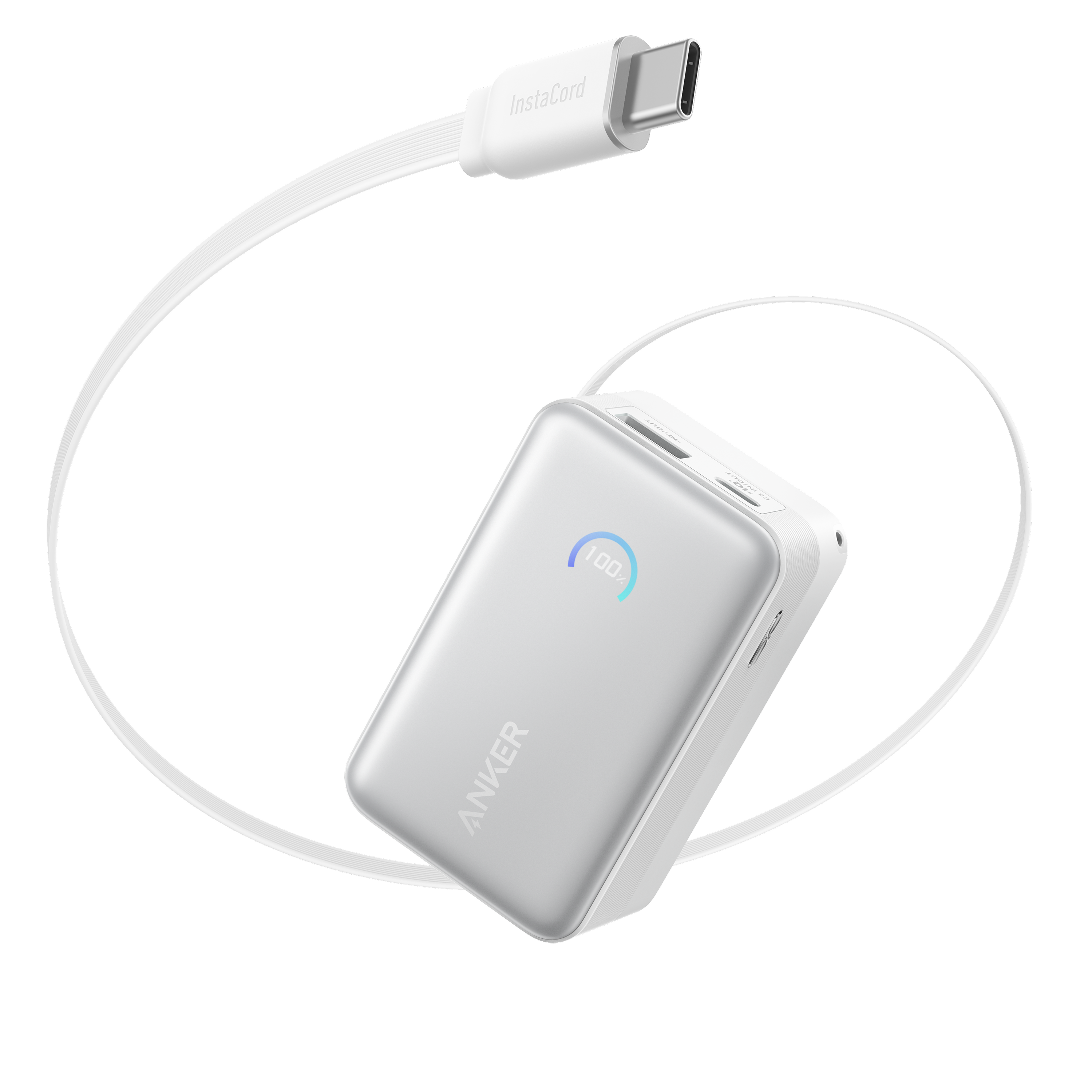 Powerbank Anker Nano (10 000 mAh, 45 W, wbudowane i chowane kable)