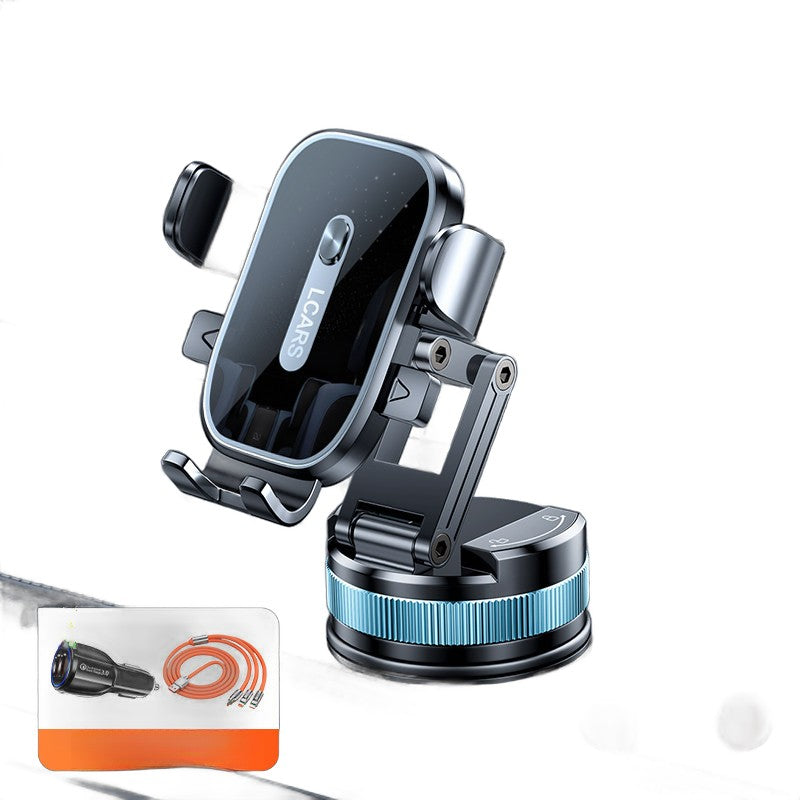 MR.XL A89 Folding Vacuum Suction Cup Car Phone Holder for Dashboard Navigation