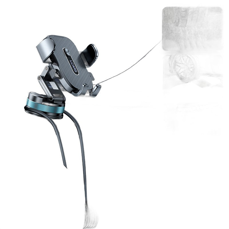 MR.XL A89 Folding Vacuum Suction Cup Car Phone Holder for Dashboard Navigation