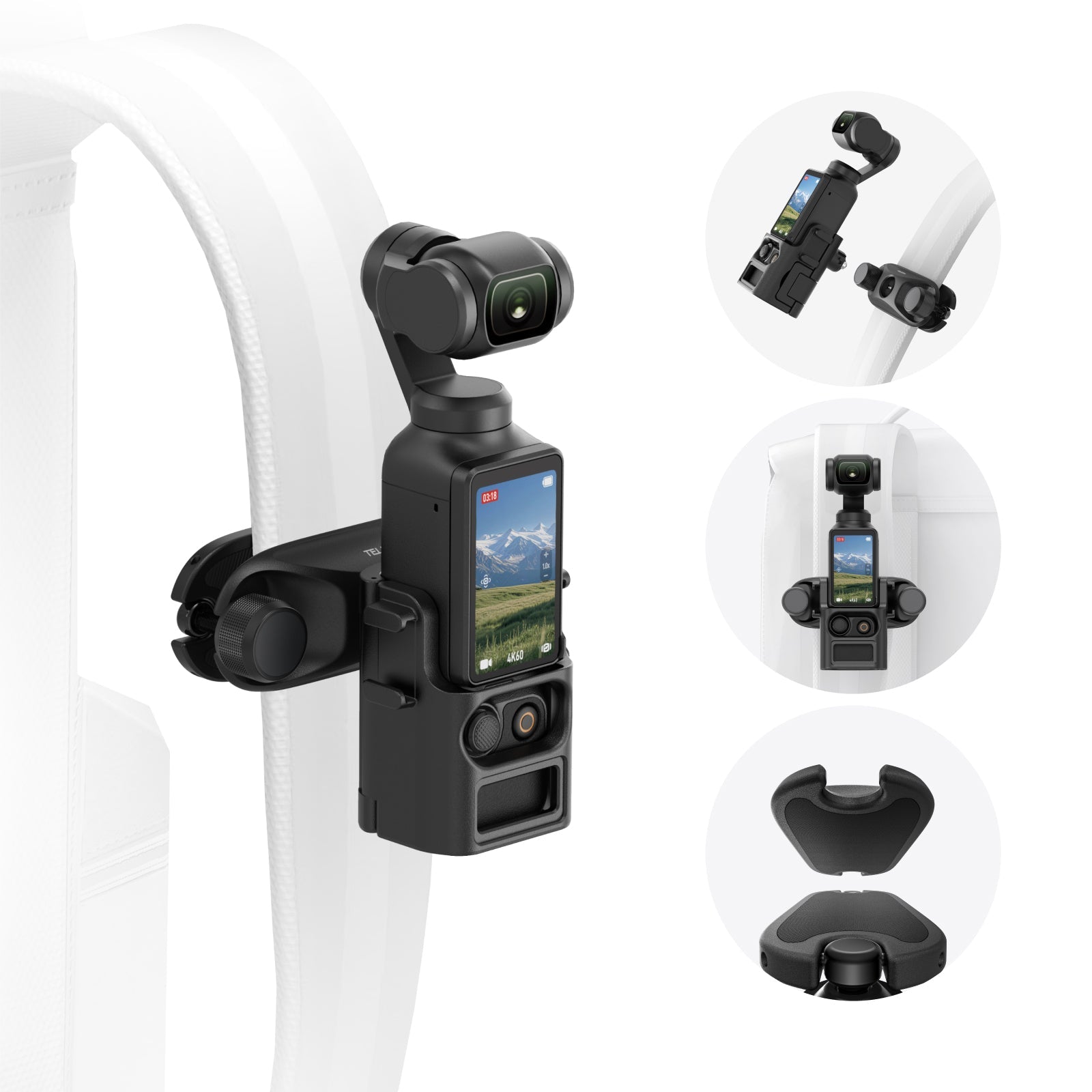 Quick-release Backpack Mount for Pocket 4P/4/3