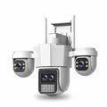 360° Wireless Security Camera - Outdoor Night Vision, 4G Solar Powered, Remote Access