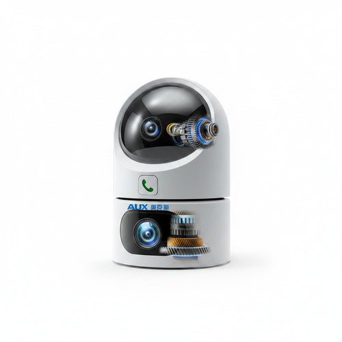 Aux Smart Home Security Camera - 360° Indoor WiFi IP Camera with Remote Viewing