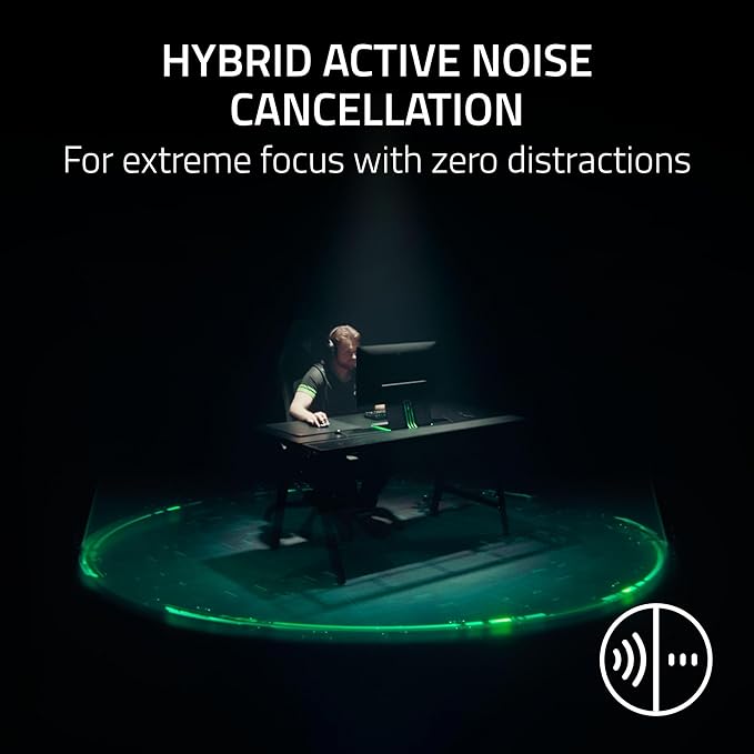 Razer Black Shark V3 Pro Professional Edition - 4-Mode Wireless Gaming Headset with Active Noise Cancellation