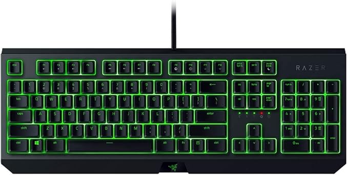 Razer BlackWidow Standard Edition Mechanical Gaming Keyboard - RGB Backlit, Green Switches, 104 Keys, Wired USB