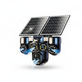 Solar Powered 360° Outdoor Security Camera - HD Night Vision, 4G Connectivity, No Wi-Fi Needed