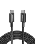 USB-C to USB-C Cable (10ft, Braided, 100W)