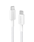 Anker 322 USB-C to USB-C Cable (3ft Braided) - White