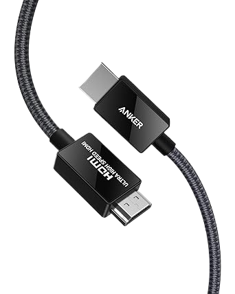Anker 8K@60Hz HDMI Cable, Ultra High Speed 4K@120Hz 48Gbps 6.6 ft Ultra HD HDMI to HDMI Cord
