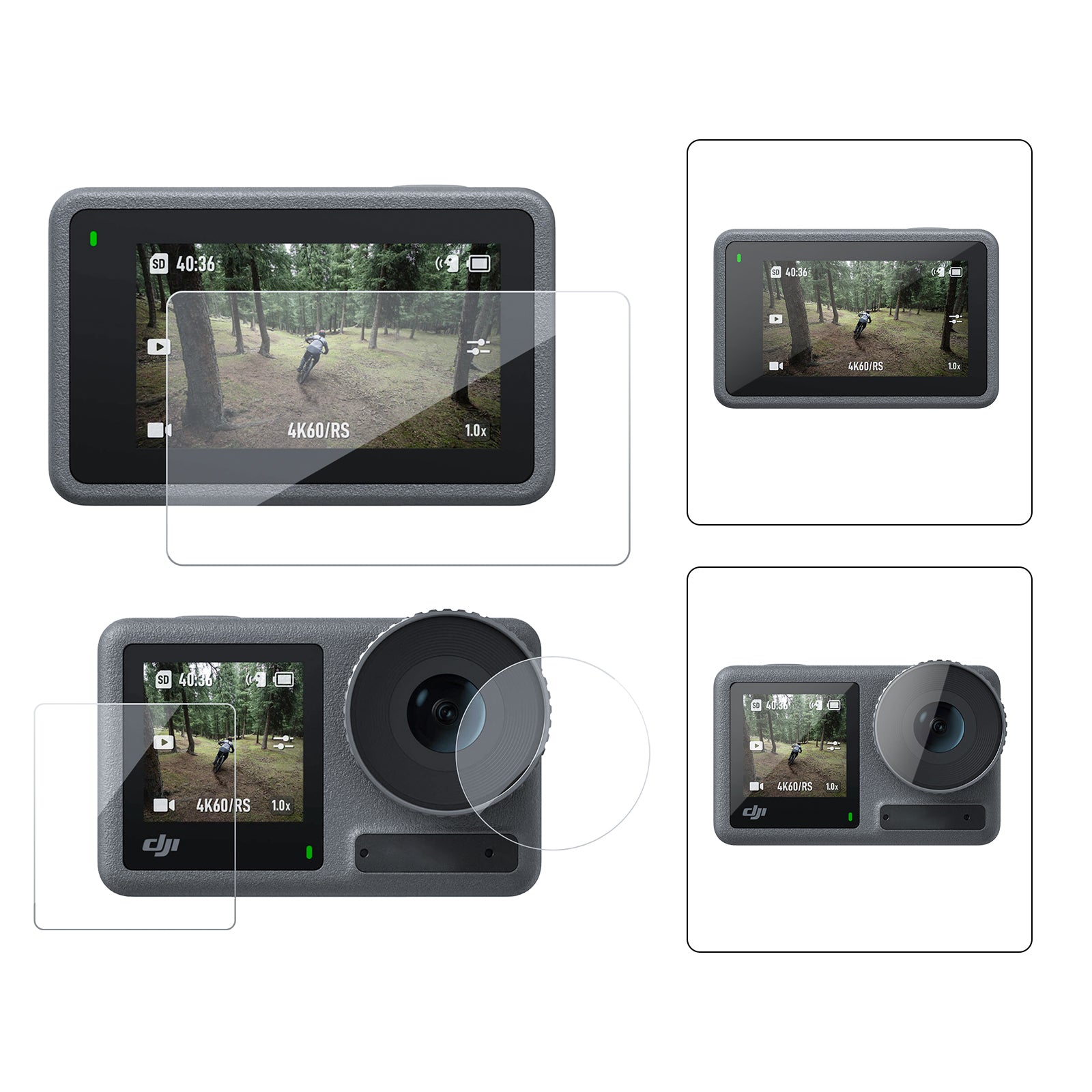 TELESIN HD Film Set for Action5 Pro