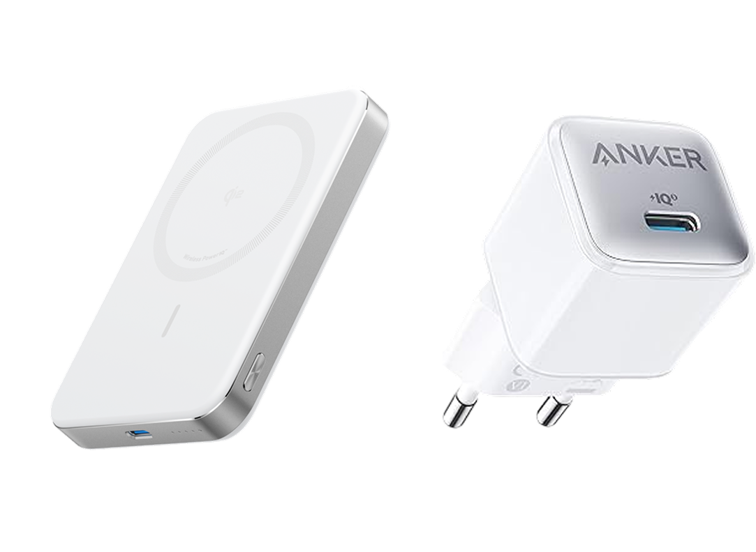 Powerbank Anker MagGo (10000 mAh, 15 W, MagSafe) i Ładowarka Anker 511 (Nano Pro)