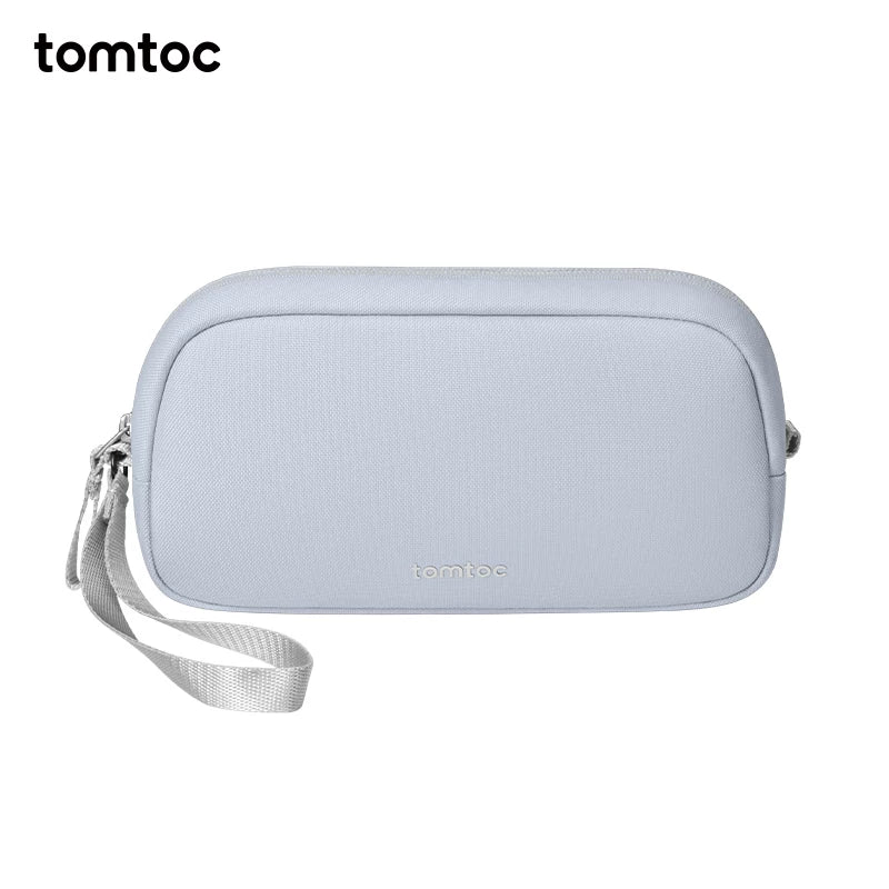 tomtoc T12 Tech Organizer Bag - Portable Electronics Accessories Pouch for Cables, Chargers, Hard Drives, and More