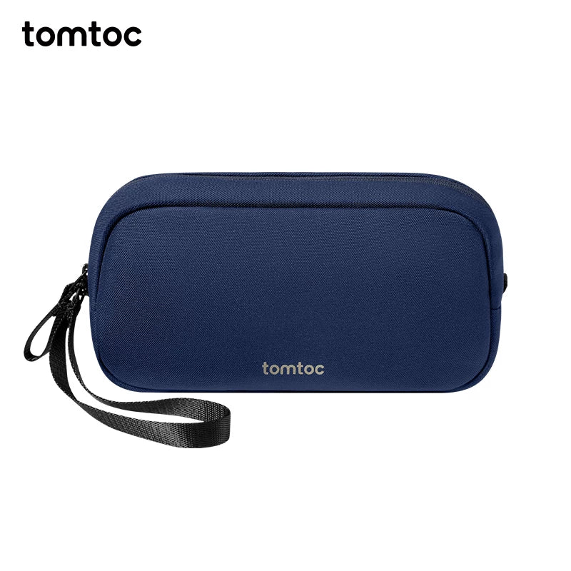 tomtoc T12 Tech Organizer Bag - Portable Electronics Accessories Pouch for Cables, Chargers, Hard Drives, and More