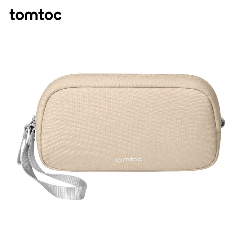tomtoc T12 Tech Organizer Bag - Portable Electronics Accessories Pouch for Cables, Chargers, Hard Drives, and More