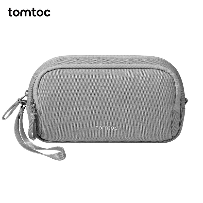 tomtoc T12 Tech Organizer Bag - Portable Electronics Accessories Pouch for Cables, Chargers, Hard Drives, and More