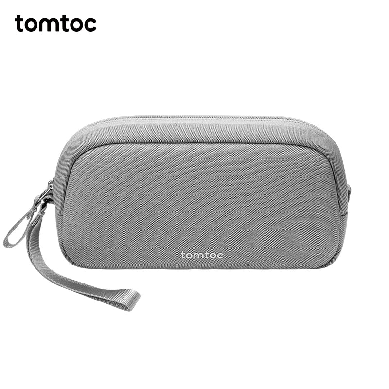 tomtoc T12 Tech Organizer Bag - Portable Electronics Accessories Pouch for Cables, Chargers, Hard Drives, and More