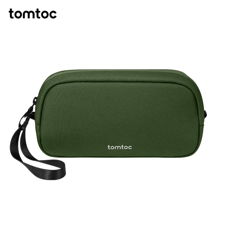 tomtoc T12 Tech Organizer Bag - Portable Electronics Accessories Pouch for Cables, Chargers, Hard Drives, and More
