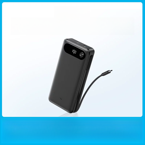Anker 65W Power Bank 20000mAh, Portable Laptop Charger with Built-In USB-C Cable