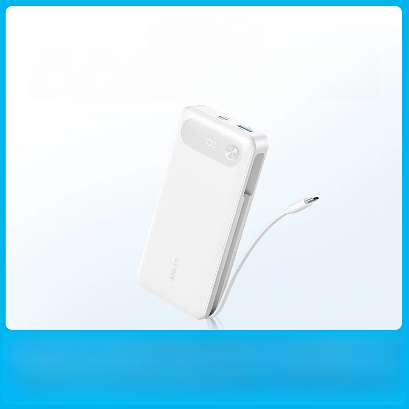 Anker 65W Power Bank 20000mAh, Portable Laptop Charger with Built-In USB-C Cable