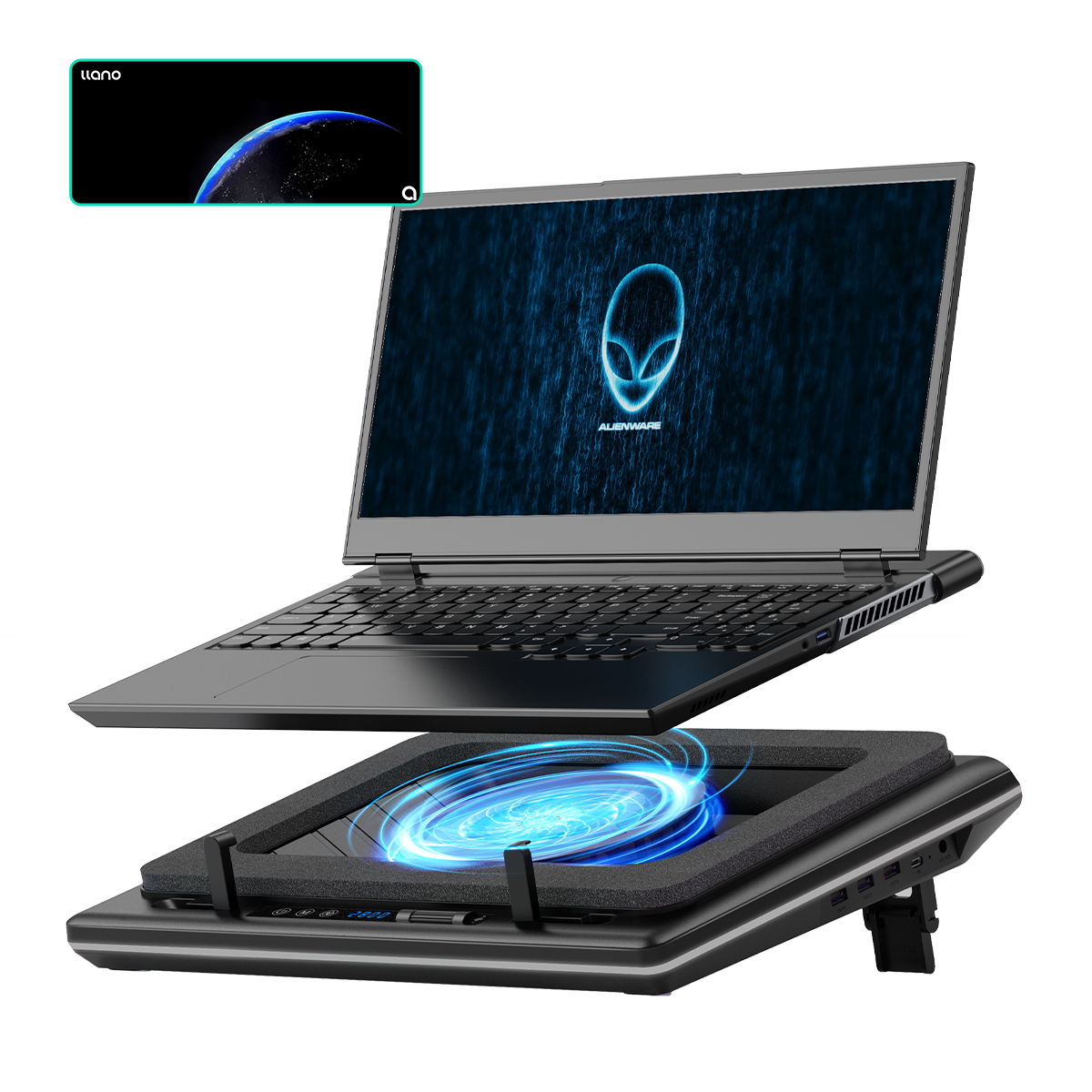 llano V12 Laptop Cooling Pad（No RGB）