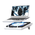 llano V12 Laptop Cooling Pad(No RGB,White)