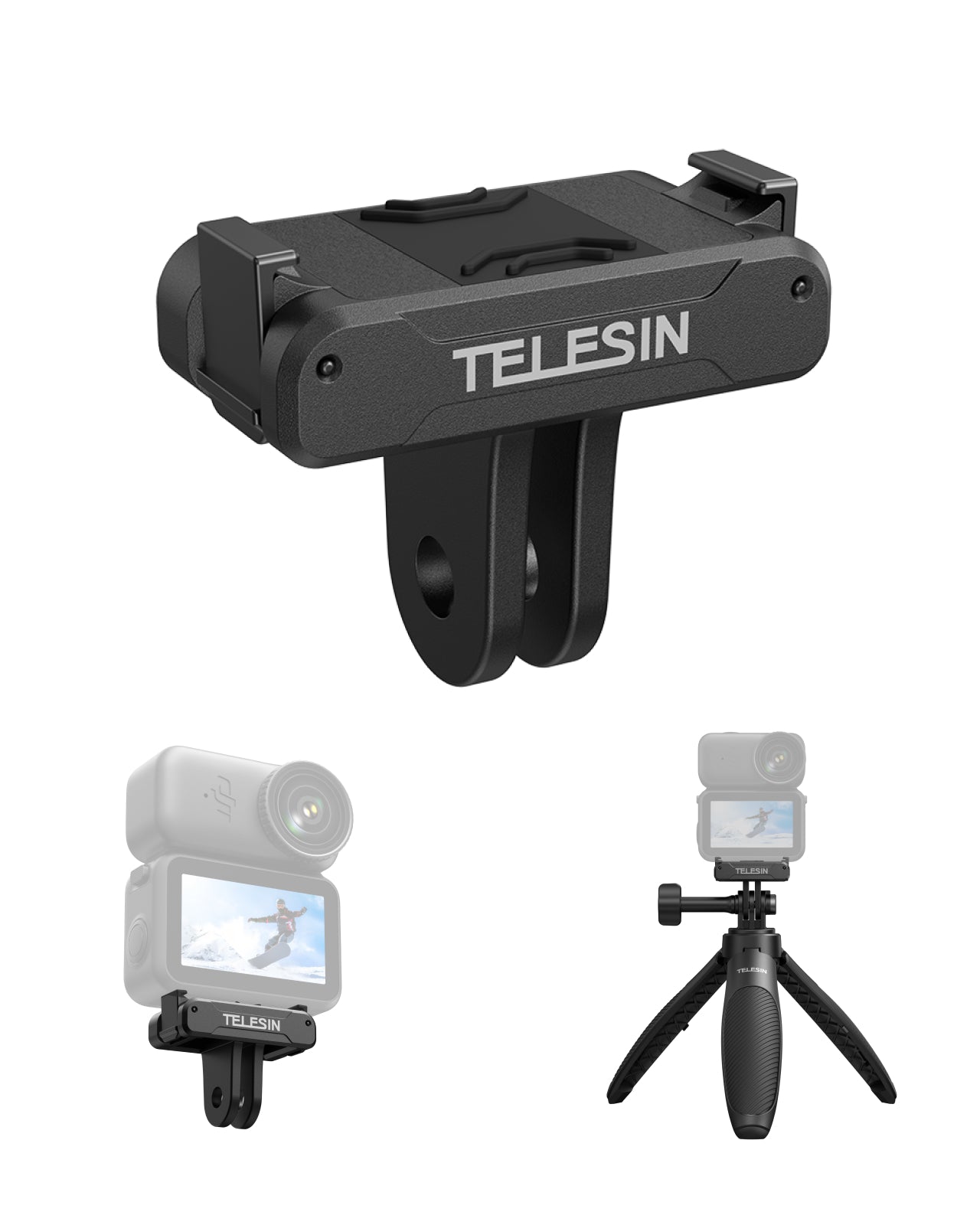 TELESIN Quick-Release Spring Clip for DJI Osmo Nano/Action 6