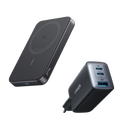 Powerbank Anker MagGo (10000 mAh, 15 W, MagSafe) i Ładowarka Anker 735 (Nano II 65 W)