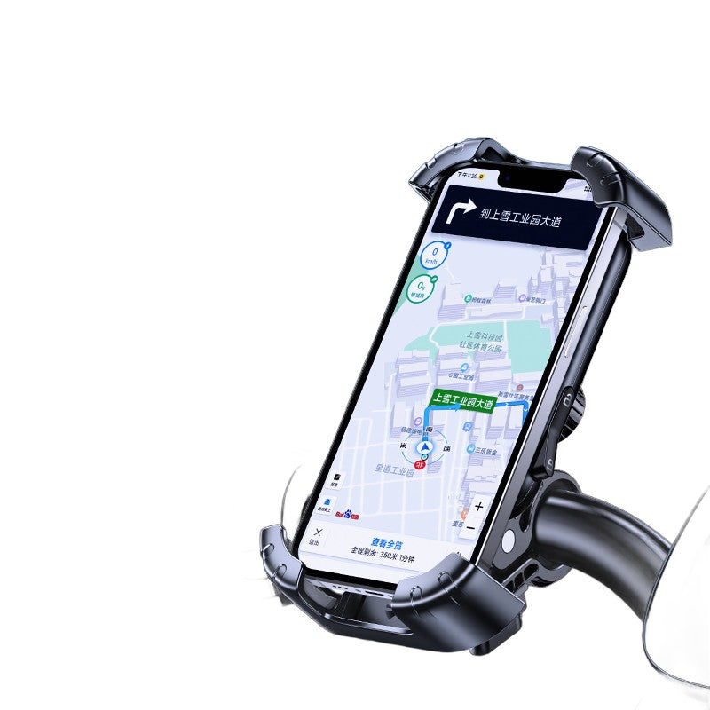 Flashes Universal Motorcycle Phone Mount - Secure & Shockproof for E-bikes, Scooters, Cycling Navigation