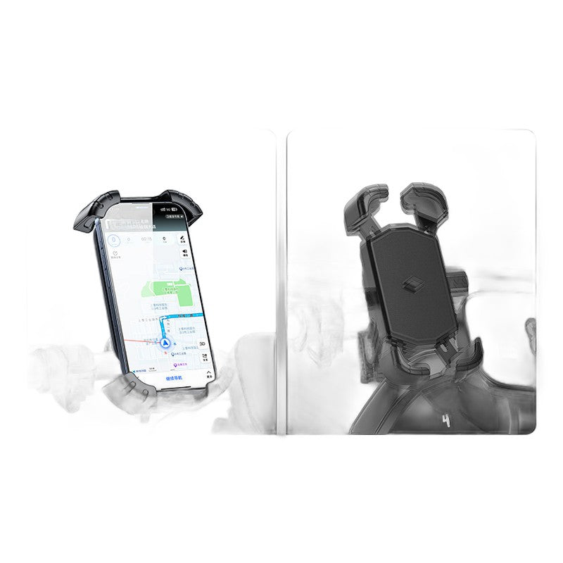 Flashes Universal Motorcycle Phone Mount - Secure & Shockproof for E-bikes, Scooters, Cycling Navigation