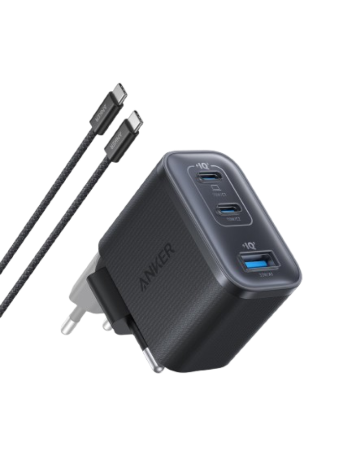 Anker Nano ładowarka (70 W, 3 porty)