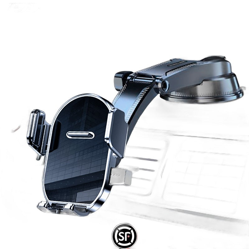 Car Phone Holder Mount - Universal Dashboard & Windshield Suction Cup for Secure Navigation