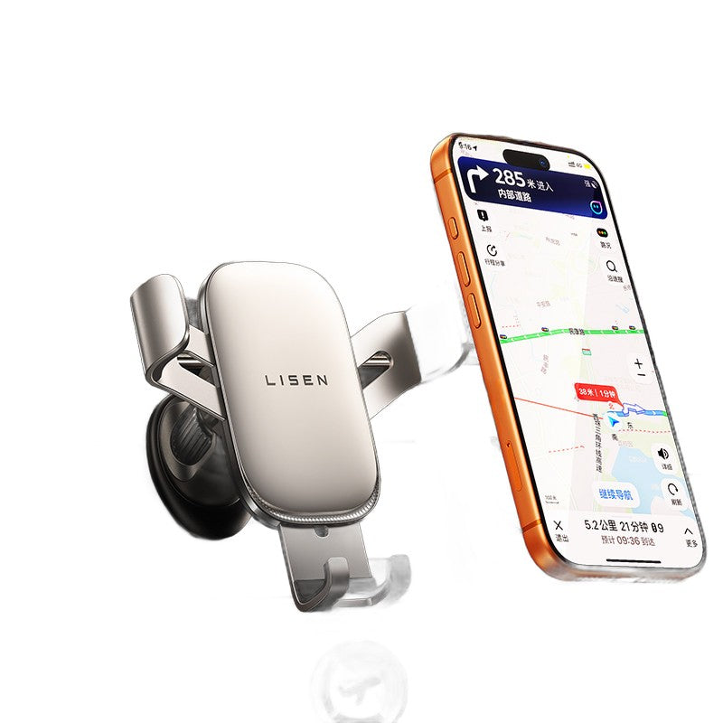 Lisen Gravity Car Phone Holder - Secure Air Vent Mount for All Phones