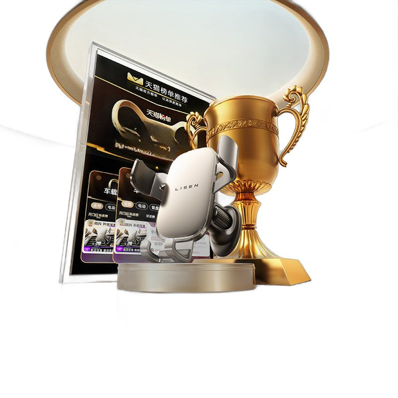 Lisen Gravity Car Phone Holder - Secure Air Vent Mount for All Phones