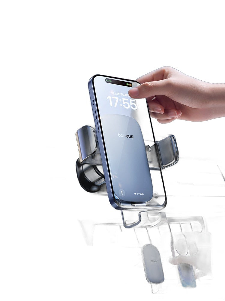 BASEUS Metal Age II Car Phone Mount - Secure Air Vent & Dashboard Holder